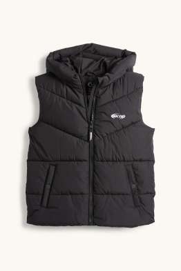 Gilet sans manches à capuche - déperlante