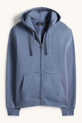 Zip-through hoodie