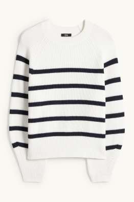 Trui - geribd - met strepen