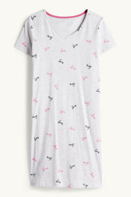 Nachthemd - gemustert