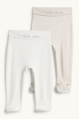 Multipack 2er - Bärchen - Baby-Pyjamahose