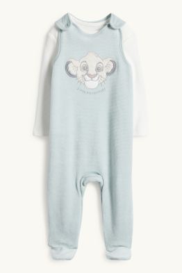 Le Roi Lion - ensemble avec grenouillère - côtelé - 2 pièces