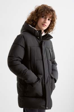 Steppjacke mit Kapuze - wasserabweisend