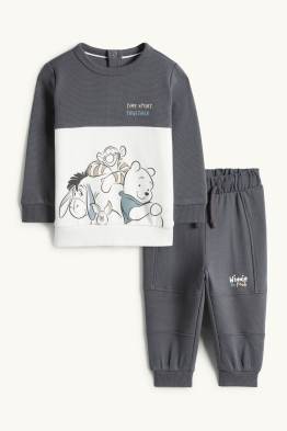 Winnie l’ourson - ensemble bébé - côtelé - 2 pièces