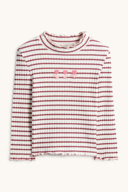 Tulp - longsleeve - ribstof - gestreept