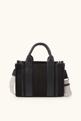 Kleiner Shopper abnehmbarem Taschengurt - Lederimitat