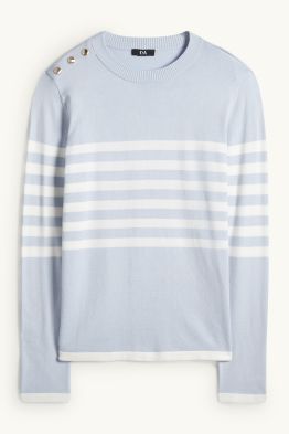 Pullover - gestreift