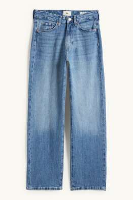 Straight Jeans - High Waist - LYCRA®