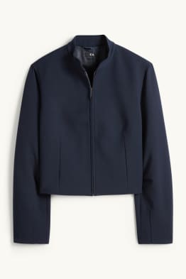 Blazer crop supradimensionat