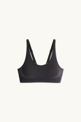 Sport-BH - wattiert - gerippt - seamless