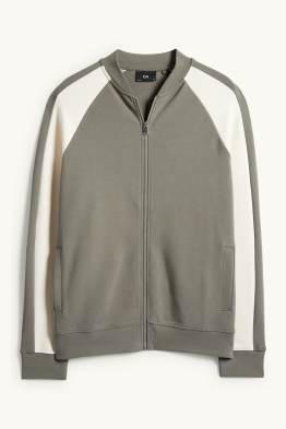 Zip-through sweatshirt
