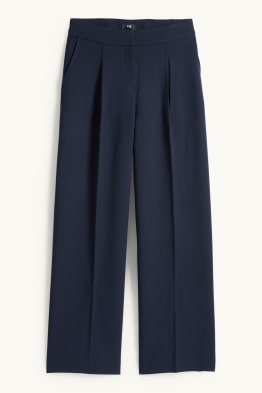 Business-broek - high waist - wide leg