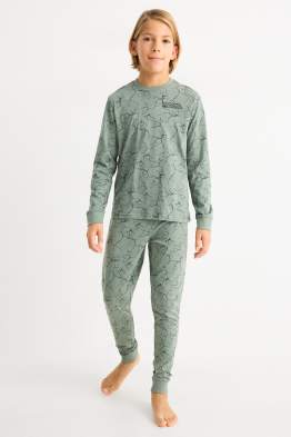 Pyjama - 2 teilig - gemustert