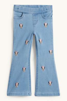 Minnie Maus - Flared Jeans - Glanz-Effekt