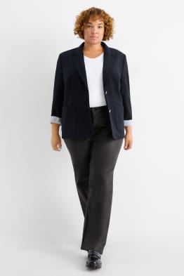 Stoffhose - High Waist - Wide Leg