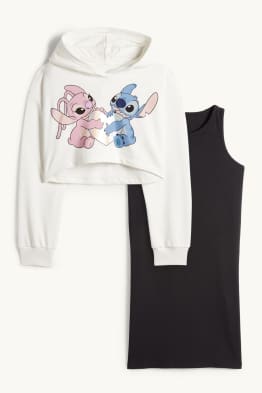 Lilo & Stitch - set - felpa e vestito - 2 pezzi