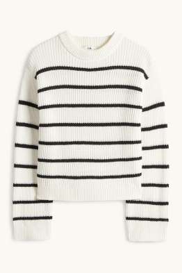 Trui - geribd - met strepen