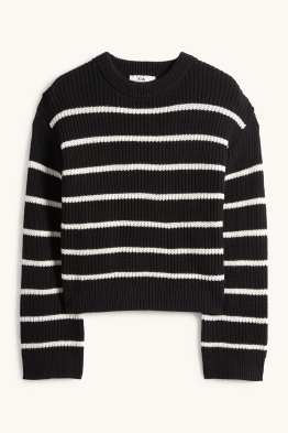 Trui - geribd - met strepen