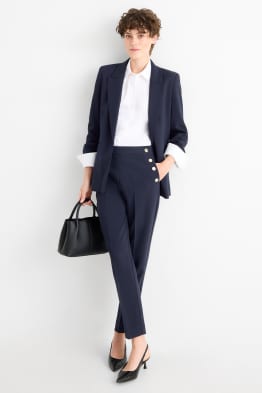 Stoffhose - High Waist - Tapered Fit