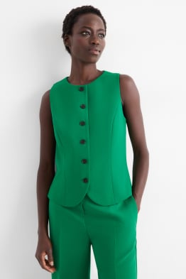 Kamizelka biznesowa - z wcięciem w talii