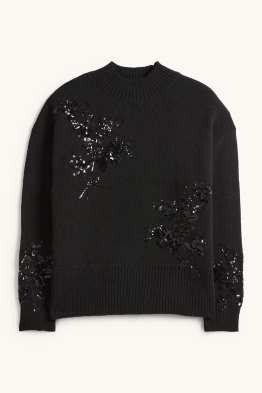 Pullover - Glanz-Effekt