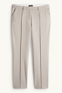 Pantalon - mid waist - tapered fit