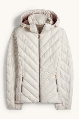 Steppjacke mit Kapuze