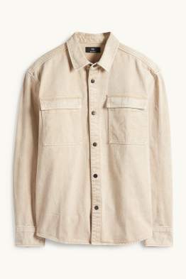 Chemise en jean - relaxed fit - col kent