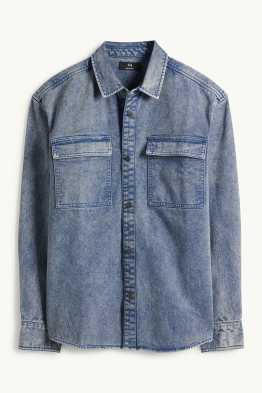 Chemise en jean - relaxed fit - col kent