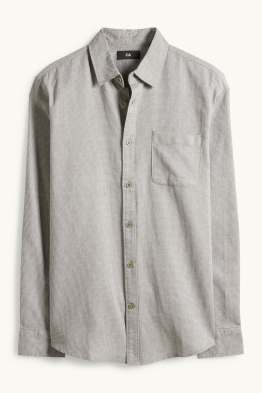 Hemd - Regular Fit - Kent - strukturiert