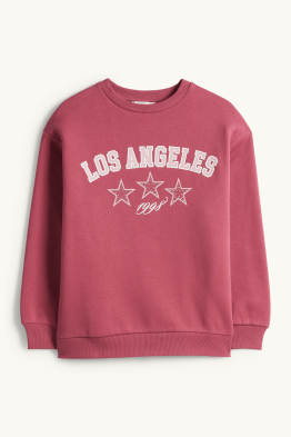 Los Angeles - Sweatshirt mit Strasssteinen