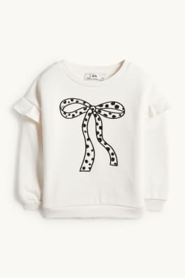 Fiocco - felpa - effetto brillante