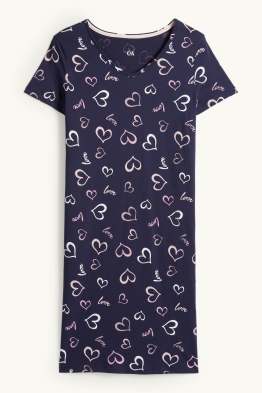 Nachthemd - gemustert