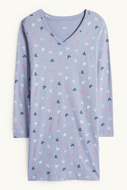 Nachthemd - gemustert
