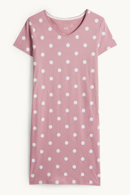 Nachthemd - gepunktet