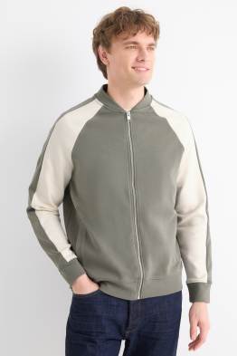 Zip-through sweatshirt