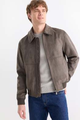 Jacket - faux suede