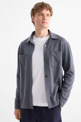 Kurtka koszulowa - relaxed fit - kołnierzyk kent