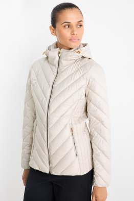 Steppjacke mit Kapuze