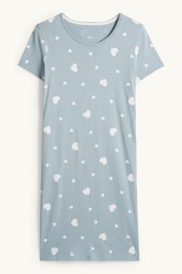Nachthemd - gemustert
