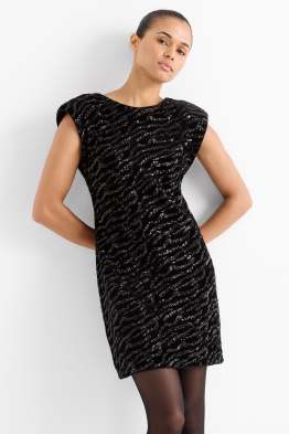 Pailletten-Bodycon-Kleid