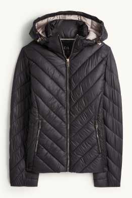 Steppjacke mit Kapuze