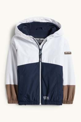 Jacket with hood - water-repellent