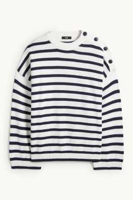 Pullover - gestreift