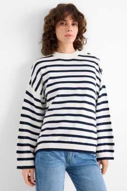 Pullover - gestreift