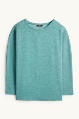 Sweatshirt - gerippt