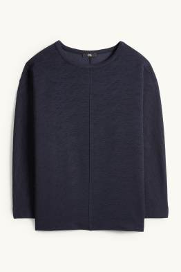 Sweatshirt - gerippt