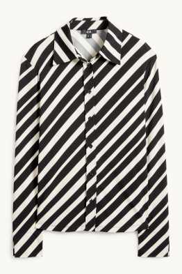 Bluse - gestreift
