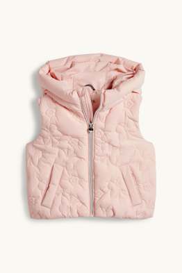 Fluture - vestă matlasată cu glugă - rezistentă la apă