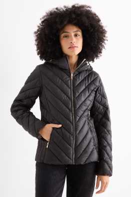 Steppjacke mit Kapuze